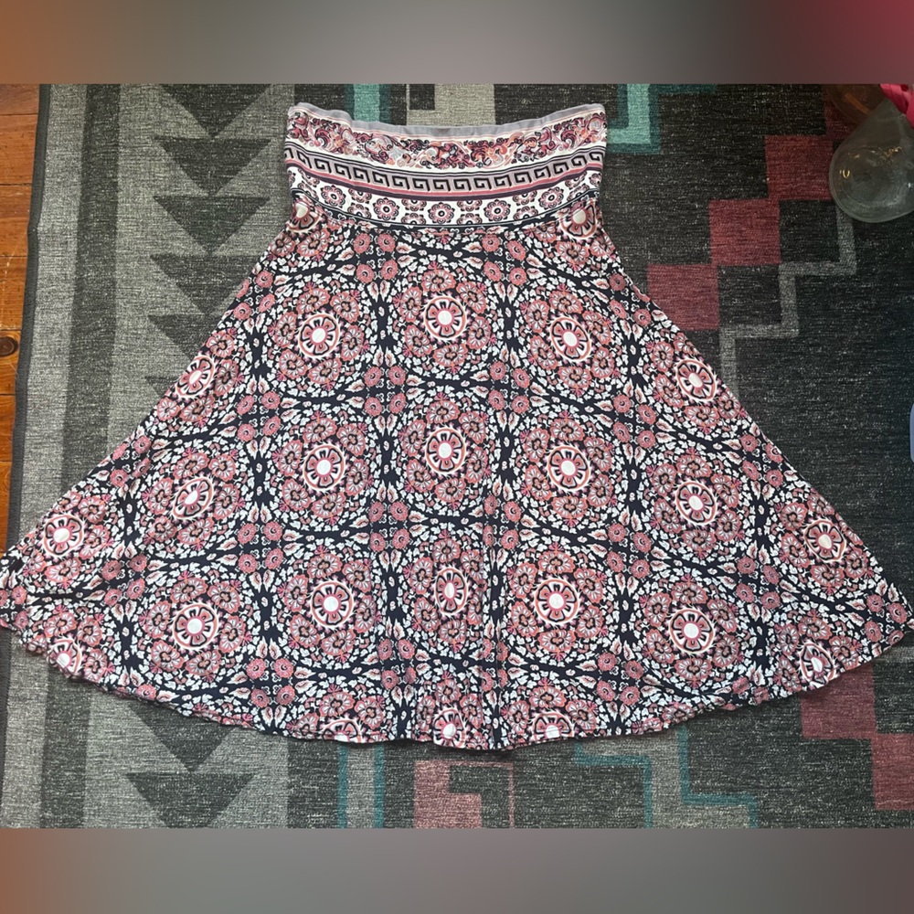 Max Studio Patterned Skirt Small